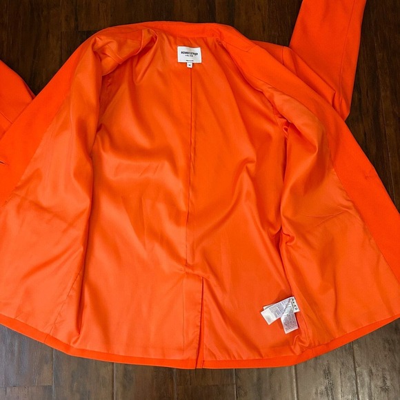 ROMEE STRIJDd x NA-KD One-Button Oversized Blazer in Orange - Picture 6 of 14